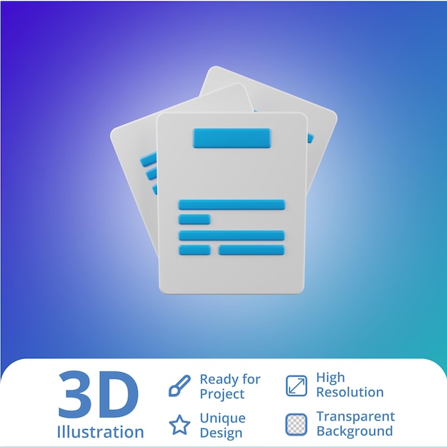 PSD 3d documents