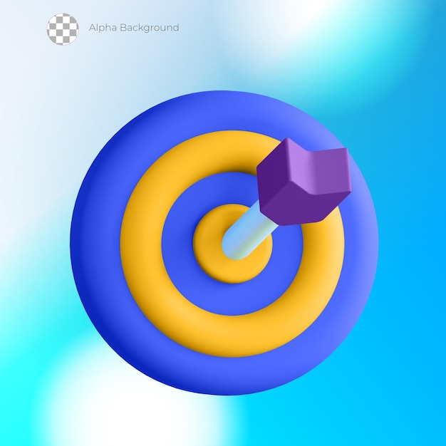 3D-doelpictogram
