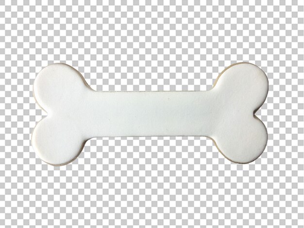 PSD 3d dog bone dog food or toy illustration on transparent background