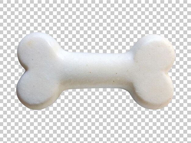 PSD 3d dog bone dog food or toy illustration on transparent background