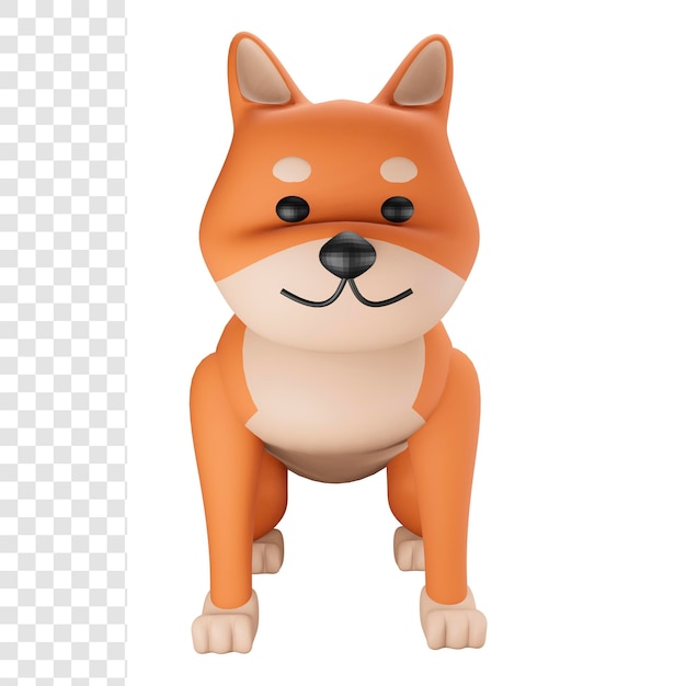 PSD 3d dog