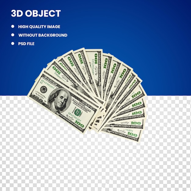 3D dolary amerykańskie