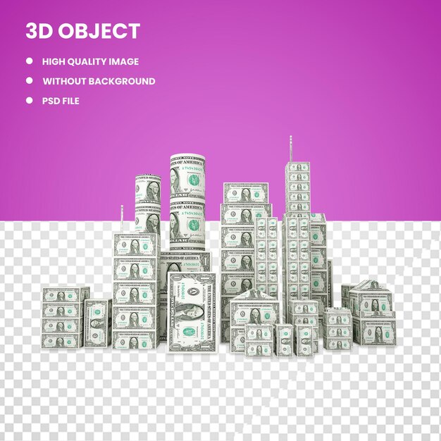 PSD 3d-dollargebouw