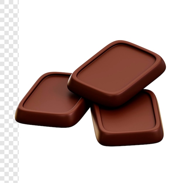 PSD 3d donkere chocolade