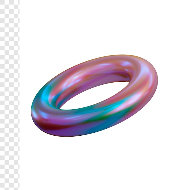 PSD 3d doughnut shape