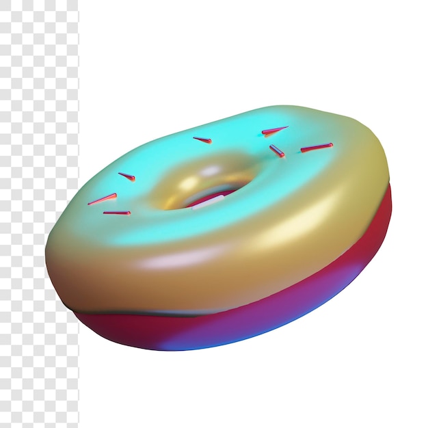 PSD 3d doughnut