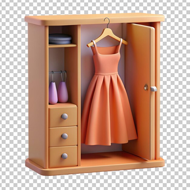 PSD 3d dress wardrobe