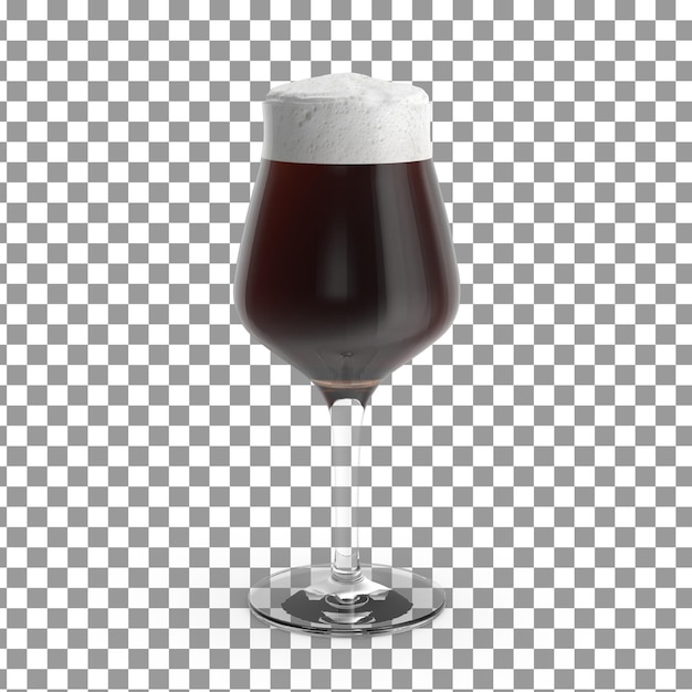 3d drinks icon on isolated and transparent background