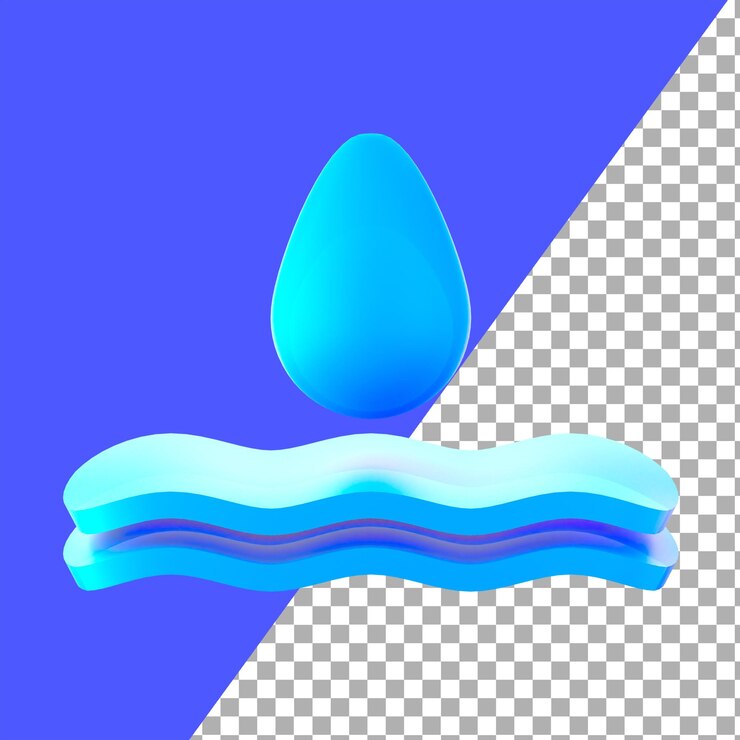3D 물방울