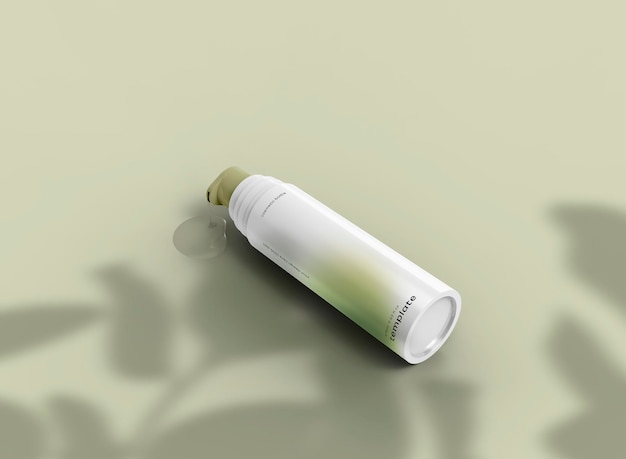 PSD modello di bottiglia a goccia 3d
