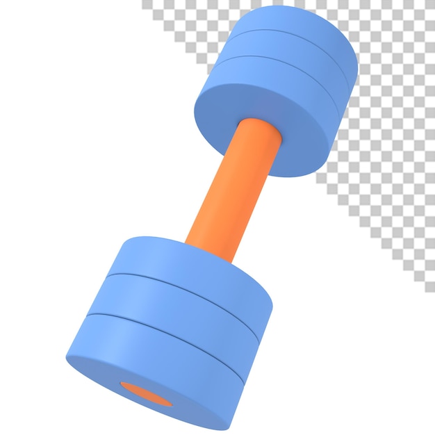 PSD 3d dumbbell icon