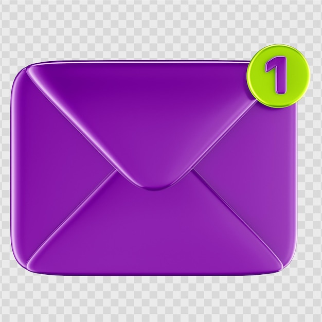 PSD 3d e-mailpictogram