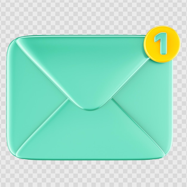 PSD 3d e-mailpictogram