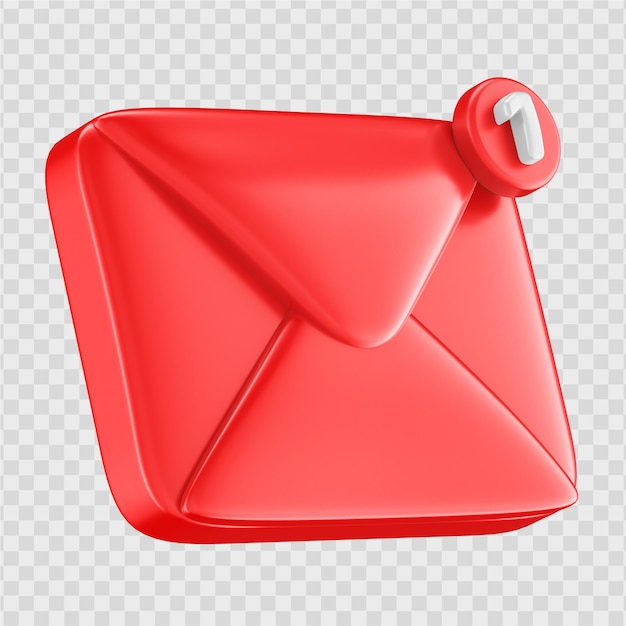 PSD 3d e-mailpictogram