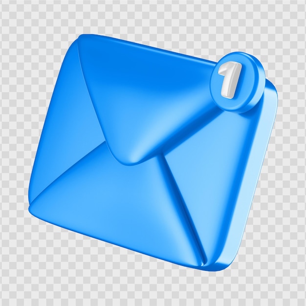 PSD 3d e-mailpictogram