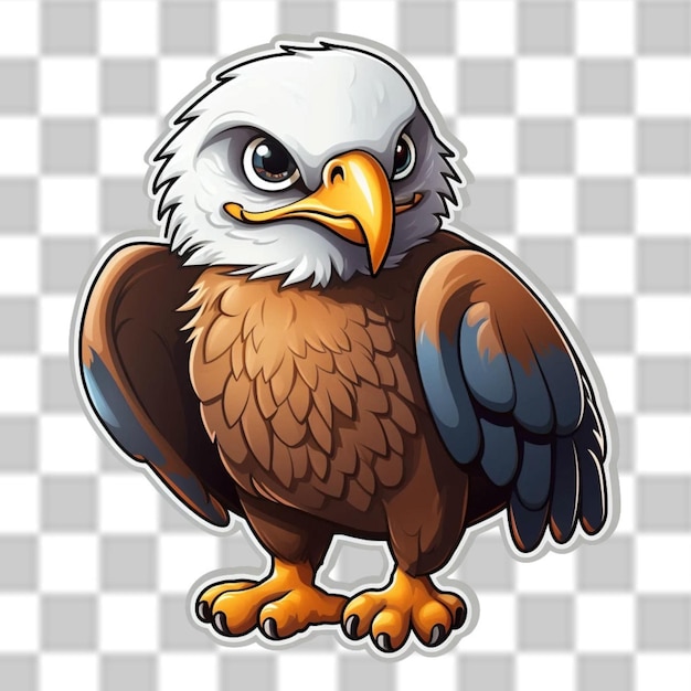 3d eagle sticker clipart sublimation png