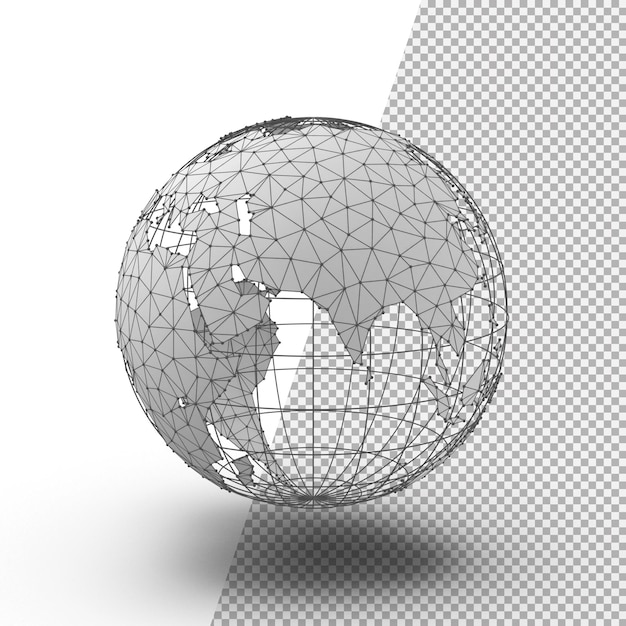 Globo terrestre 3d png