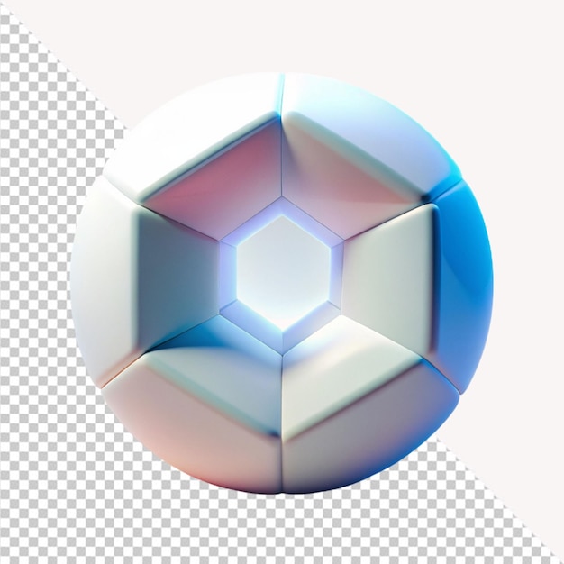 3d editable object on transparent background