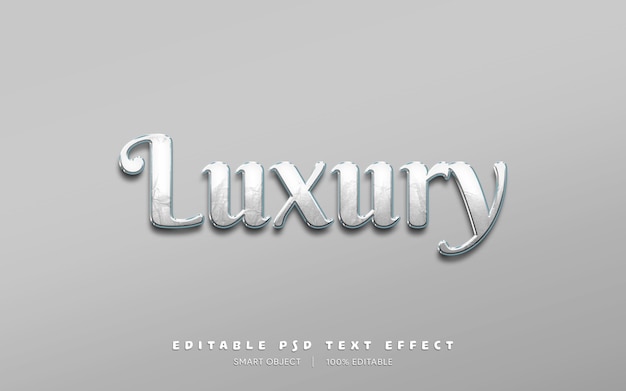 3d editable psd text effect