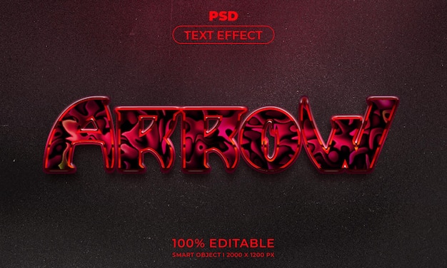 3d editable text and logo effect style mockup with dark abstract background
