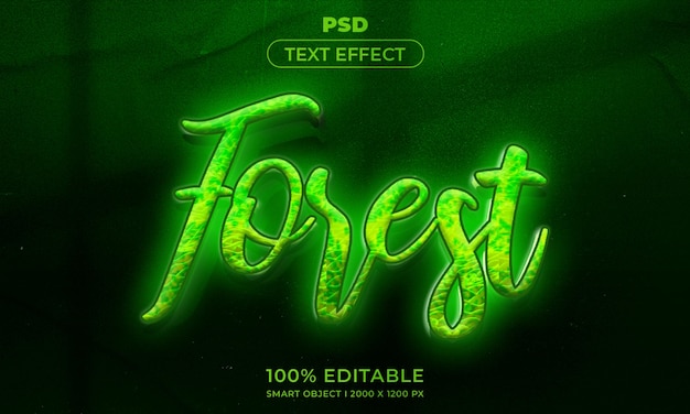 3d editable text and logo effect style mockup with dark abstract background