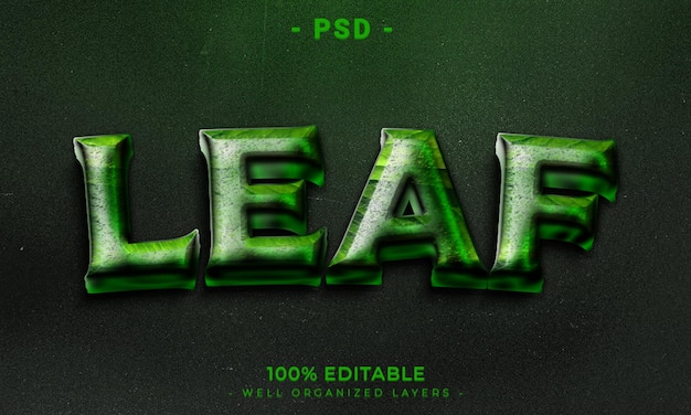 3d editable text and logo effect style mockup with dark abstract background