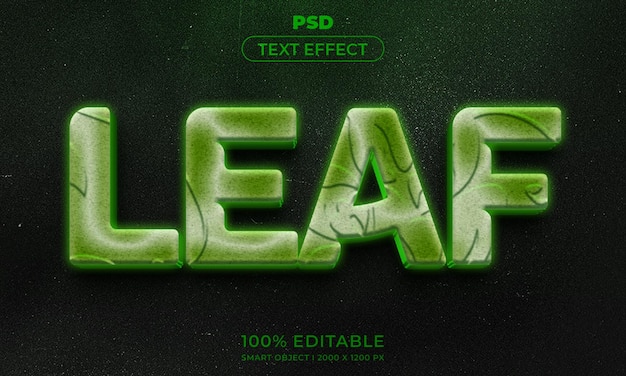 3d editable text and logo effect style mockup with dark abstract background