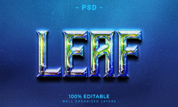 3d editable text and logo effect style mockup with dark abstract background