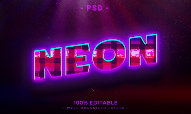 3d editable text and logo effect style mockup with dark abstract background
