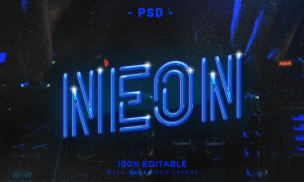 PSD 3d editable text effect style with background