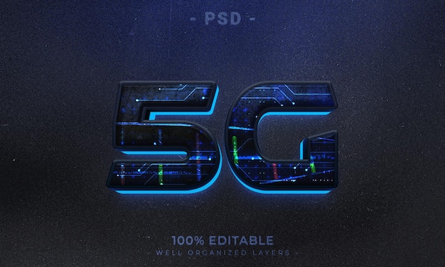 PSD 3d редактируемый текстовый эффект с фоном