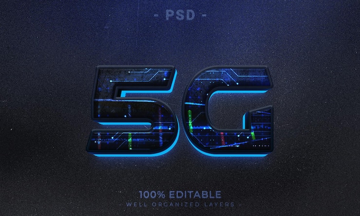PSD 3d editable text effect style with background
