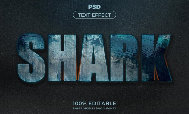 PSD 3d editable text effect style with background