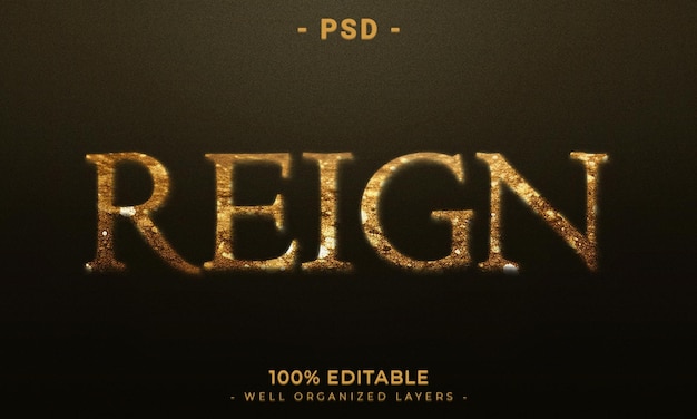 3d редактируемый текстовый эффект с фоном