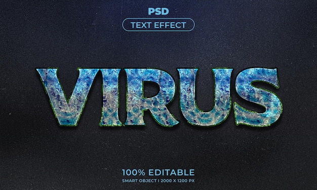 PSD 3d editable text effect style with background