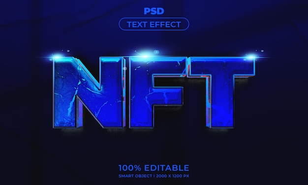 3d editable text effect style with background