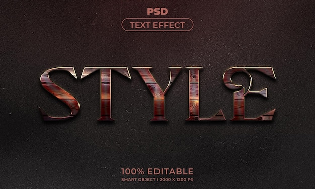PSD 3d редактируемый текстовый эффект с фоном