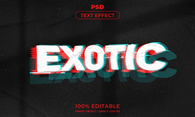 PSD 3d редактируемый текстовый эффект с фоном