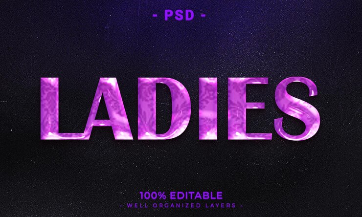 PSD 3d editable text effect style with background