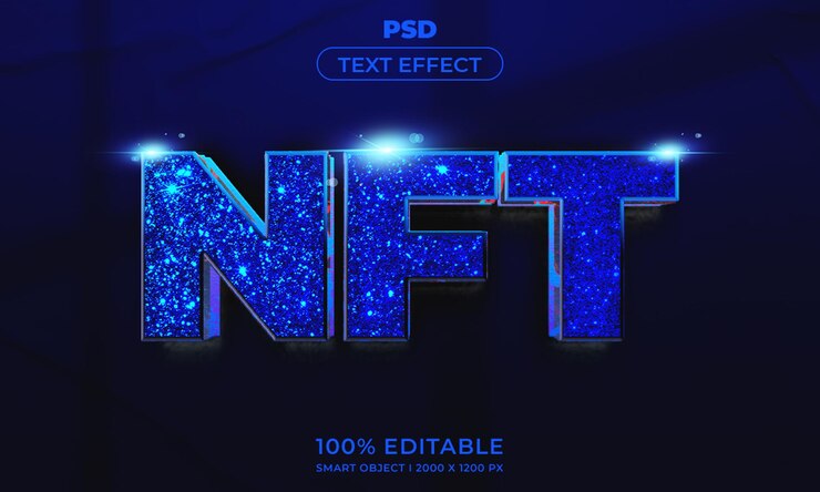 PSD 3d editable text effect style with background