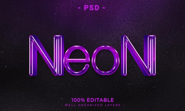 PSD 3d editable text effect style with background