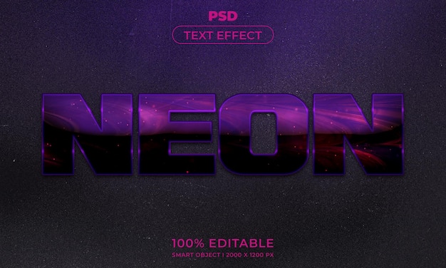 3d editable text and logo effect style mockup with dark abstract background