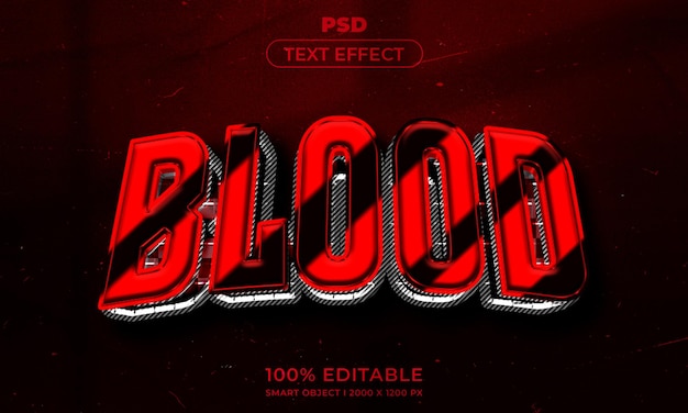 3d editable text and logo effect style mockup with dark abstract background