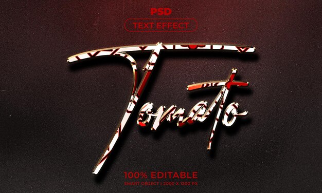 PSD 3d editable text and logo effect style mockup with dark abstract background