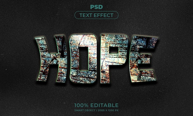 3d editable text and logo effect style mockup with dark abstract background