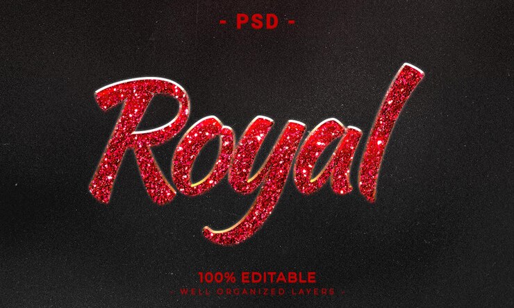 PSD 3d editable text and logo effect style mockup with dark abstract background