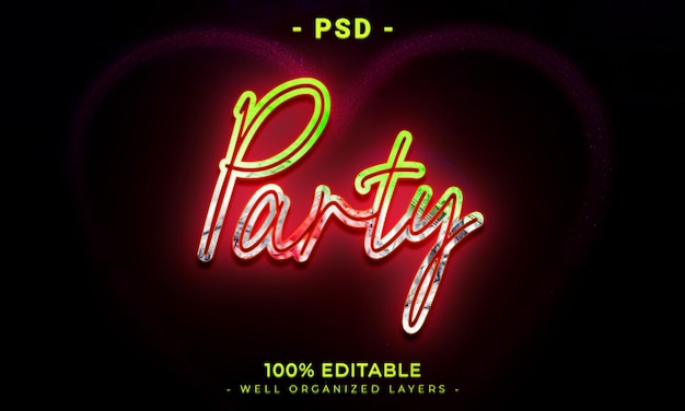 3d editable text and logo effect style mockup with dark abstract background