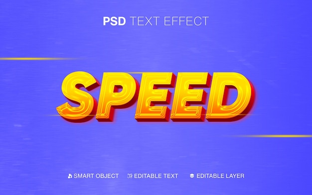 3d editable text speed gradient text effect