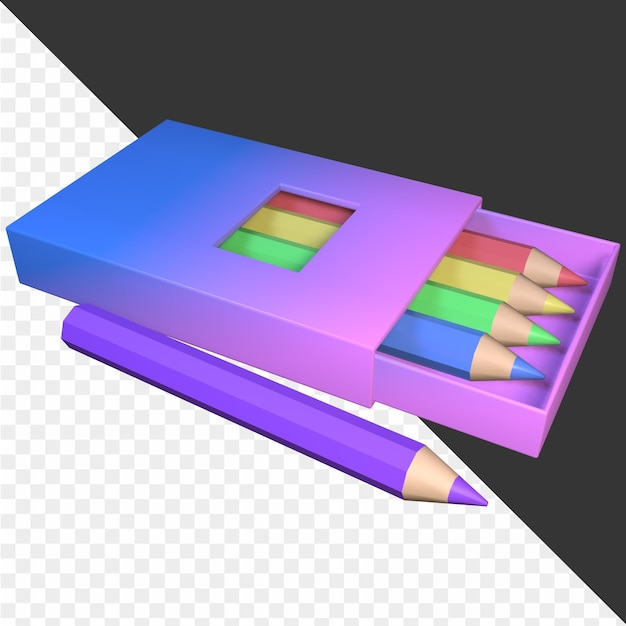 PSD illustrazioni didattiche 3d