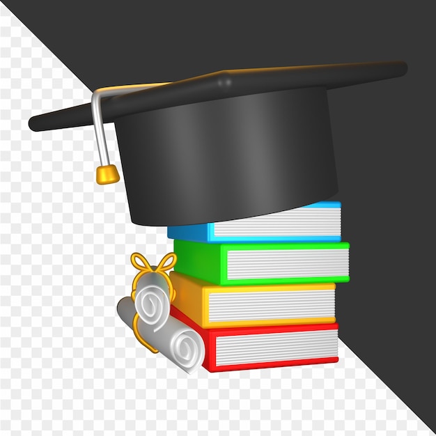 PSD 3d education illustrations